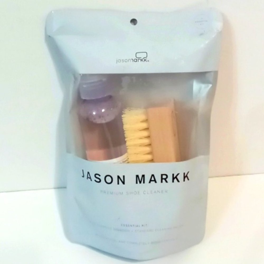 Jason Markk Premium Shoe Cleaner Kit (4 oz. Solution and Brush Combo)